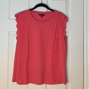 Banana Republic flutter sleeve top